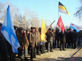 Митинг в защиту военных, фото Виктора Надеждина, Каспаров.Ru