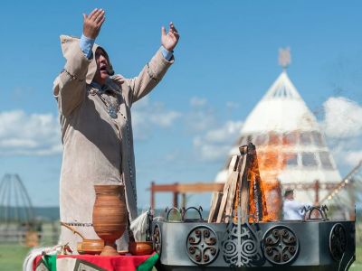 Республиканский национальный праздник Якутии Ысыах. Фото: Евгений Софронеев/ТАСС